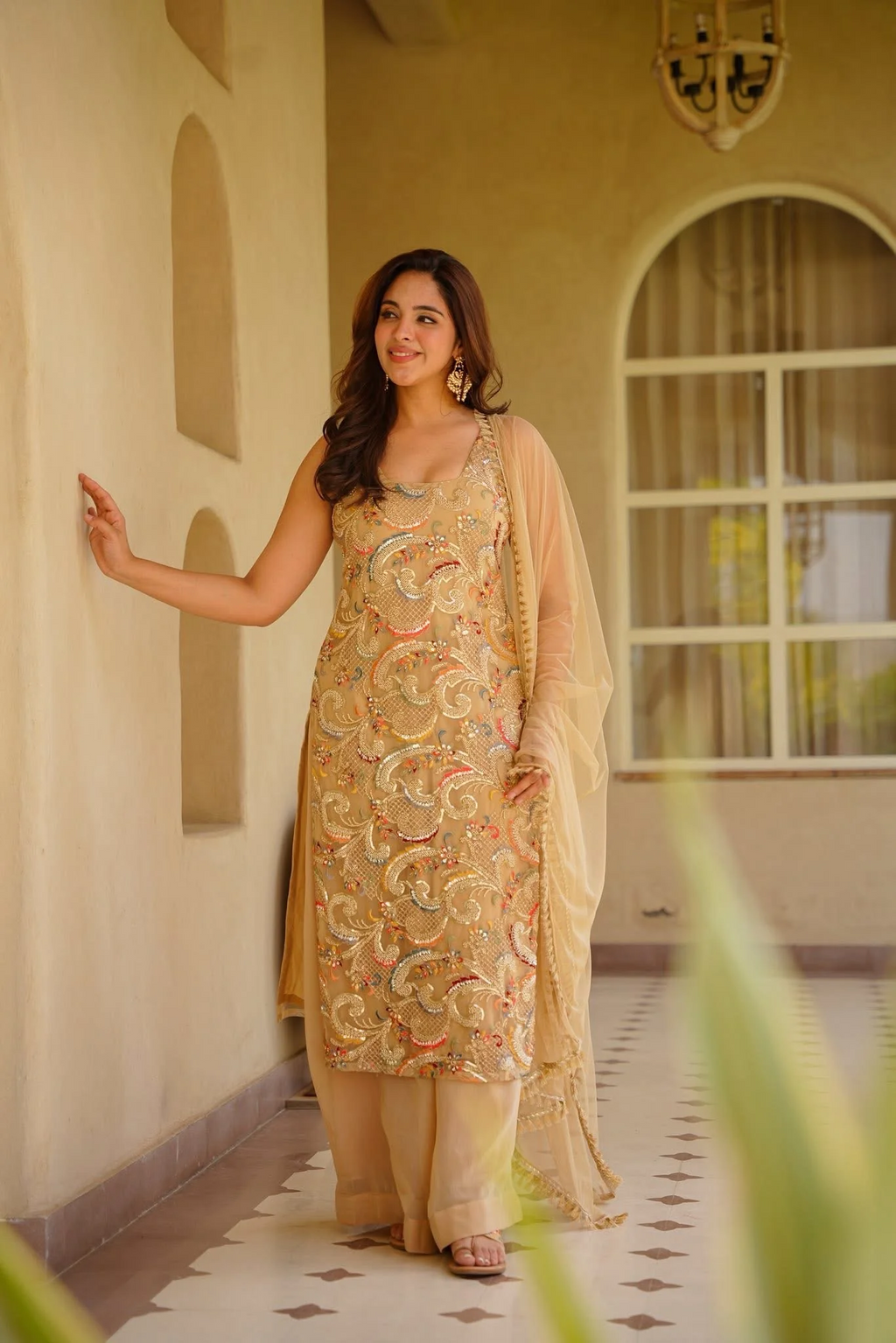 AMODINI WEDDING WEAR KURTA SET