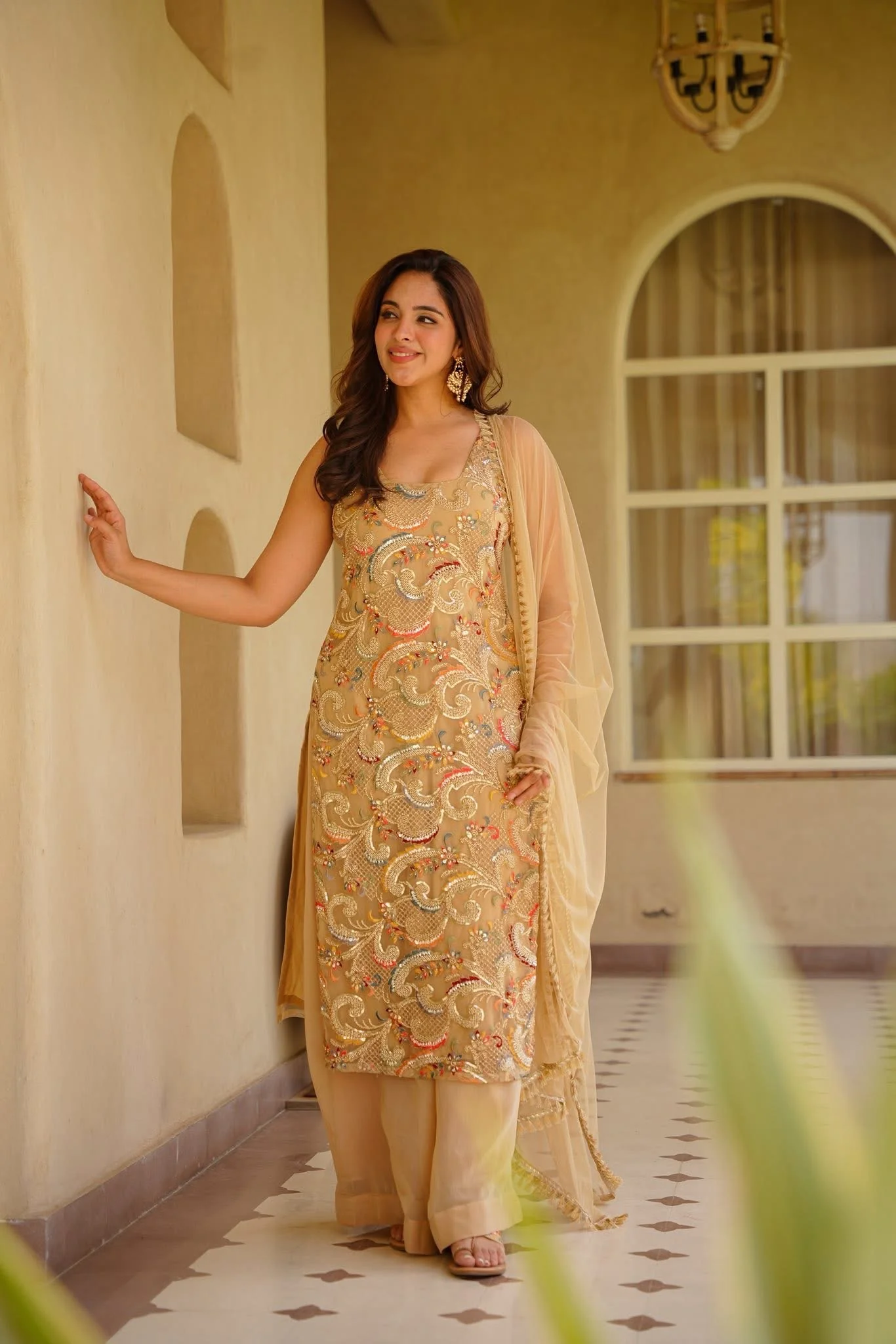 AMODINI WEDDING WEAR KURTA SET
