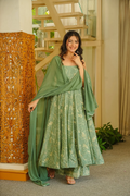 LAREESA COTTON ANARKALI SUIT SET