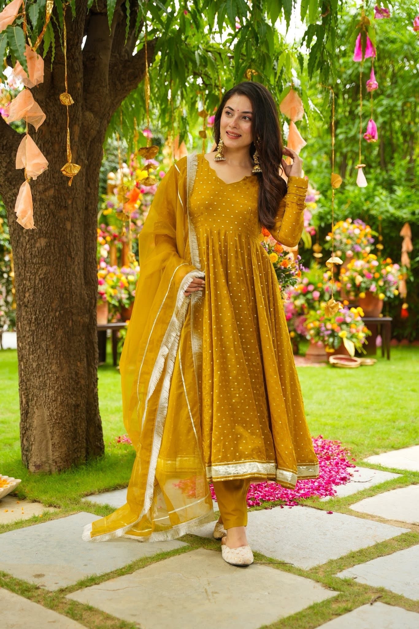 ZESTA MUSTARD SUIT SET
