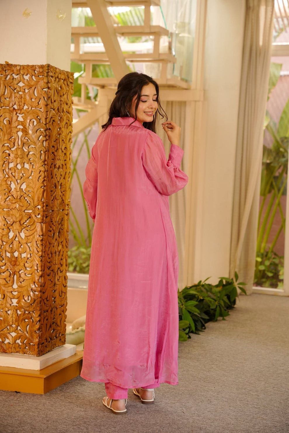 Snehal Pink Kurta Set