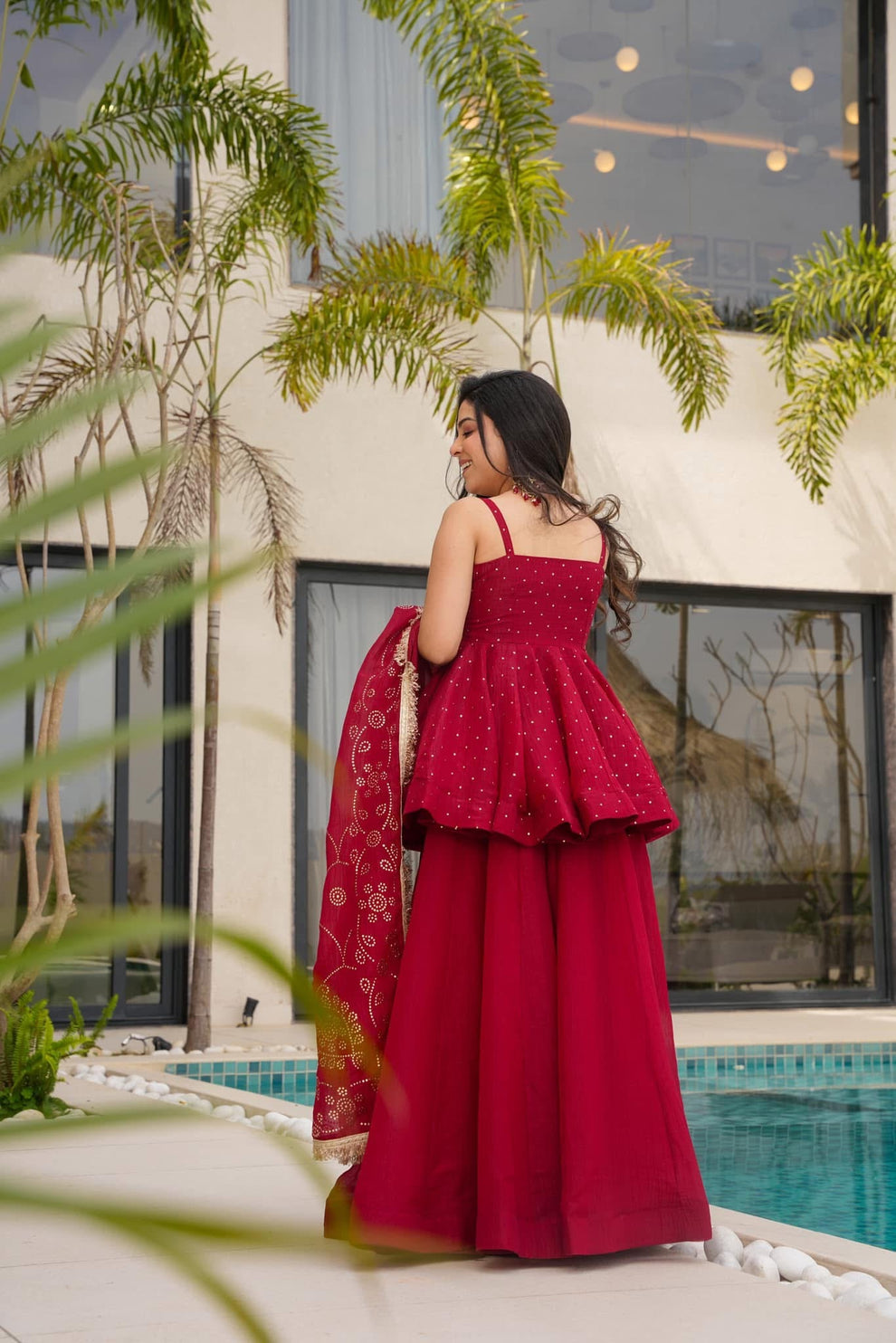 Crimson Blush Kurta Set