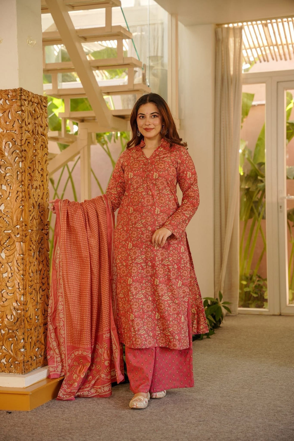 Isla Printed Cotton Kurta Set