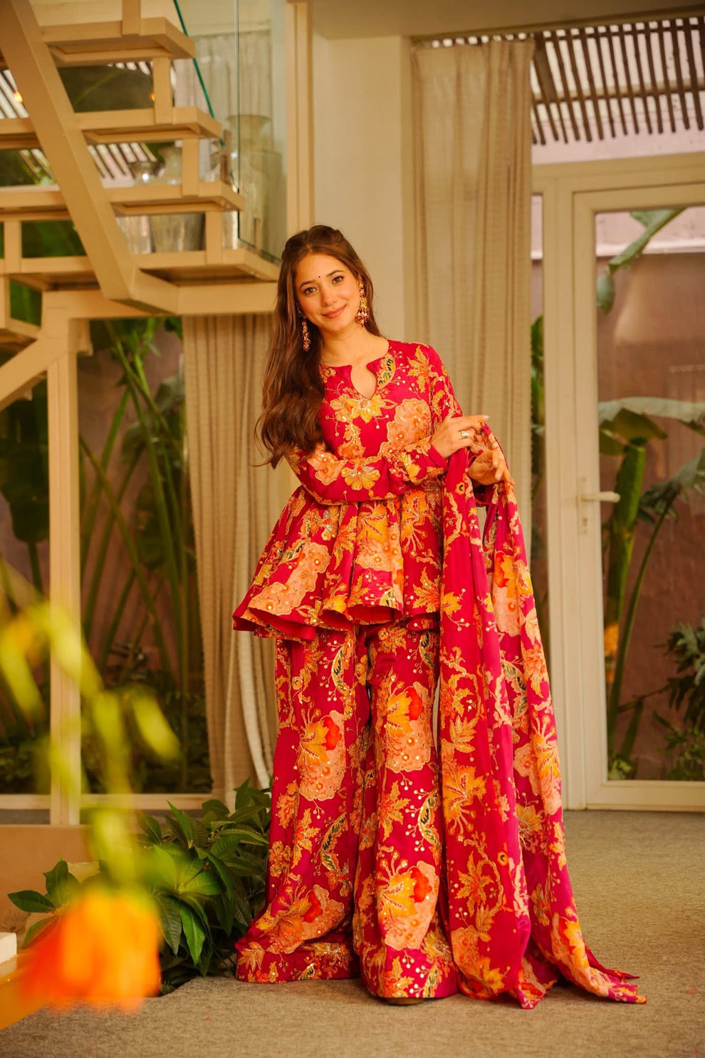 Kresha Heavy Wedding Wear Sharara Set