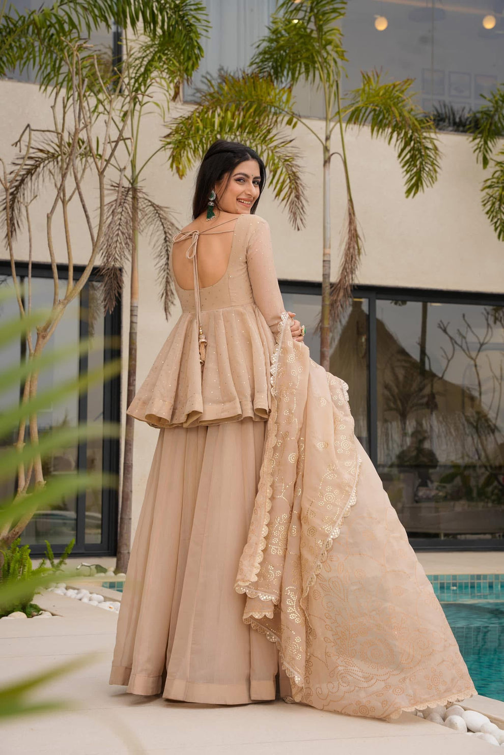Golden Sand Elegant Kurta Set